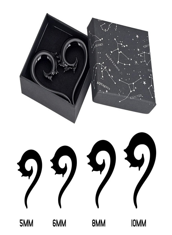 Stuppendux 2pc Special Shaped Ear Glass Spiral Tapers Plugs Tunnels Expander Hanger Gauges Earrings Stretching Body Piercings Jewelry Gauges 00G 10MM - Image 3